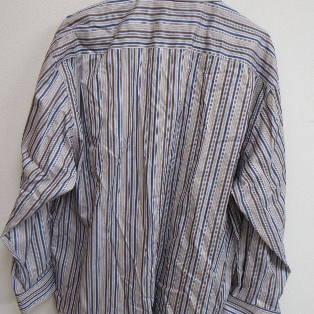 Robert Talbott Carmel Multicolor Striped Long Sle… - image 4